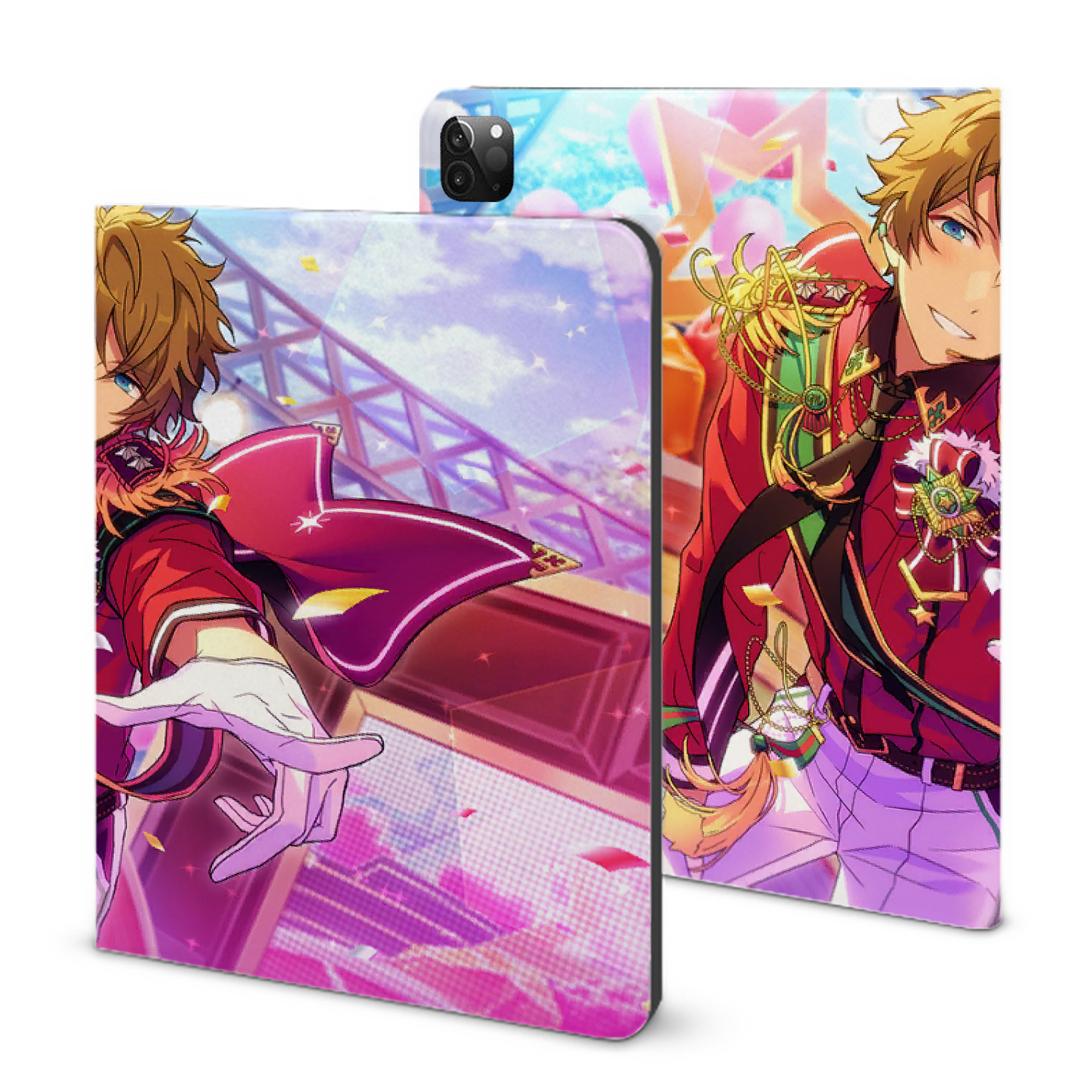 （画像用） あんさんぶるスターズ! Ensemble Stars IPadケース ペンホルダー付き ブックスタイルデザイン
